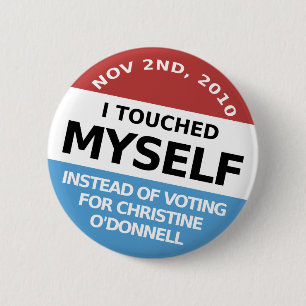 Badge Rond 5 Cm … Au lieu du vote pour Christine O'Donnell