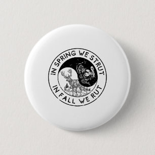 Badge Rond 5 Cm Au Printemps Nous Commençons À L'Automne Nous Coup