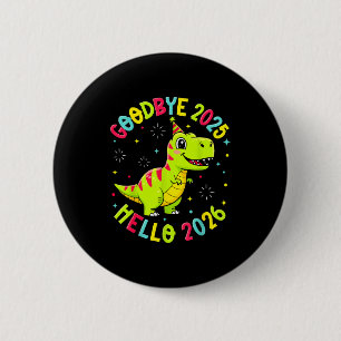 Badge Rond 5 Cm Au revoir 2025 Bonjour 2026 Bonne Année 2026 Nouve