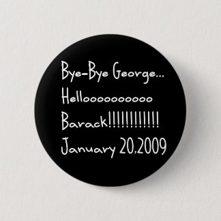 BADGE ROND 5 CM AU REVOIR GEORGE
