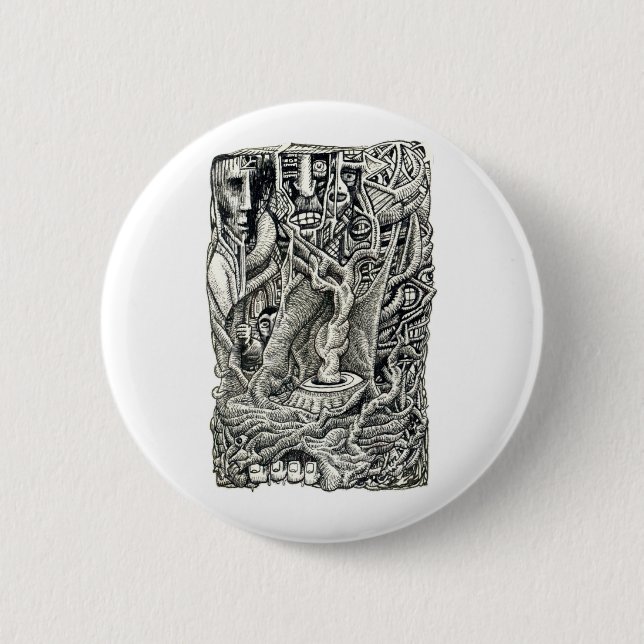Badge Rond 5 Cm Au sous-sol (Devant)