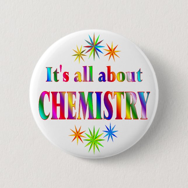 Badge Rond 5 Cm Au sujet de la chimie (Devant)