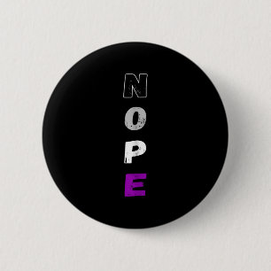 Badge Rond 5 Cm Aual Nope Ace Pride Indicateur Auality Lgbt Commun