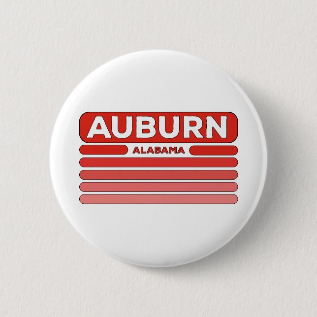 Badge Rond 5 Cm Auburn Alabama (Devant)