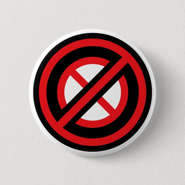 Badge Rond 5 Cm Aucun aucun symbole (Devant)