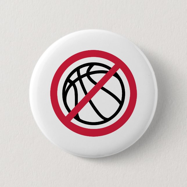 Badge Rond 5 Cm Aucun basket-ball (Devant)