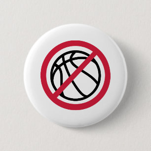 Badge Rond 5 Cm Aucun basket-ball
