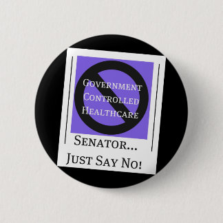 Badge Rond 5 Cm Aucun bouton commandé de soins de santé de