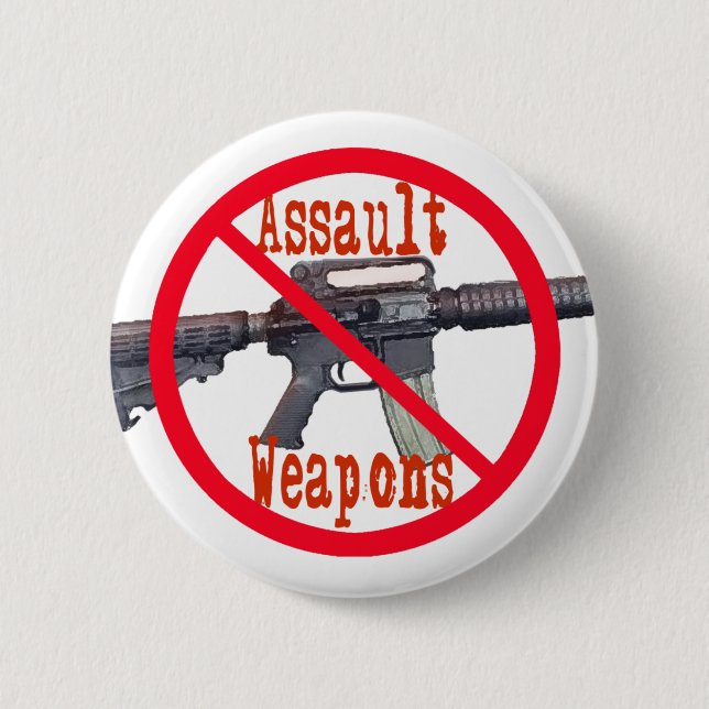 Badge Rond 5 Cm Aucun bouton d'armes d'assaut (Devant)