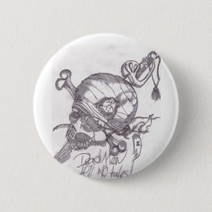 Badge Rond 5 Cm Aucun bouton de contes