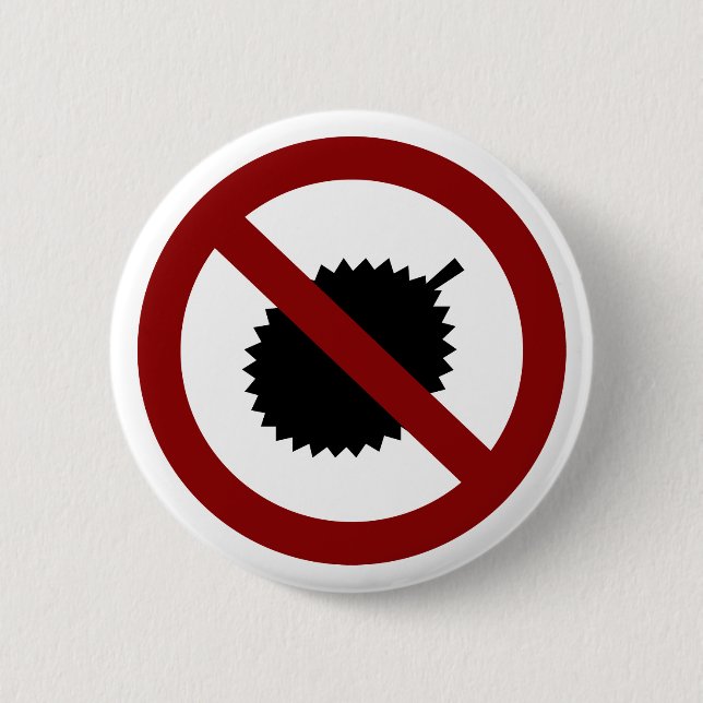 Badge Rond 5 Cm Aucun durian (Devant)