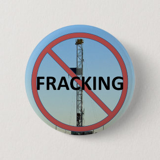 Badge Rond 5 Cm Aucun Fracking