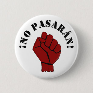 BADGE ROND 5 CM AUCUN PASARAN