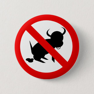 Badge Rond 5 Cm Aucun Taureau