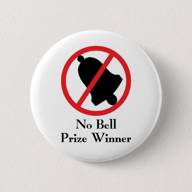 Badge Rond 5 Cm Aucune Bell (Devant)