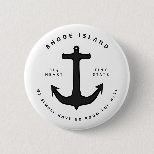 Badge Rond 5 Cm Aucune pièce pour le Pin de haine (Devant)