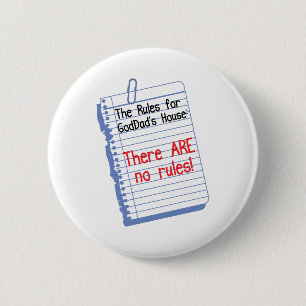 Badge Rond 5 Cm Aucunes règles chez Godfather&apos ; Chambre de s