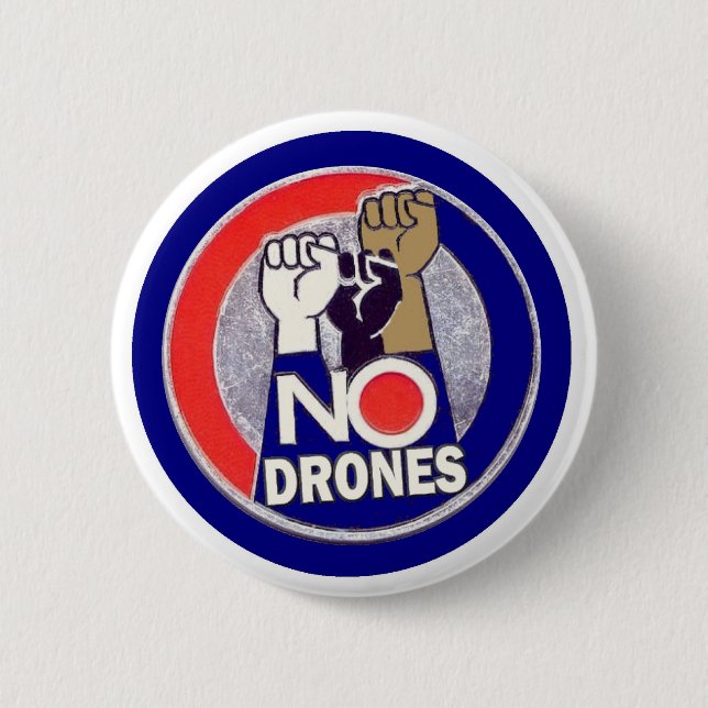 BADGE ROND 5 CM AUCUNS BOURDONS (Devant)