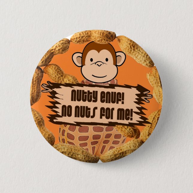 Badge Rond 5 Cm Aucuns écrous pour moi (Devant)