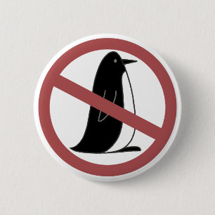 Badge Rond 5 Cm Aucuns pingouins