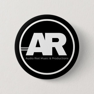 Badge Rond 5 Cm Audio Riot Logo Circle Pin