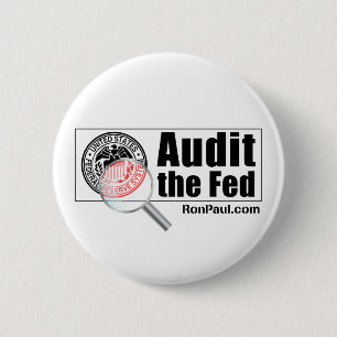 Badge Rond 5 Cm Auditez le bouton de Fed