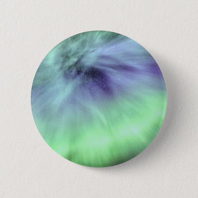 Badge Rond 5 Cm Aurora Borealis (Devant)