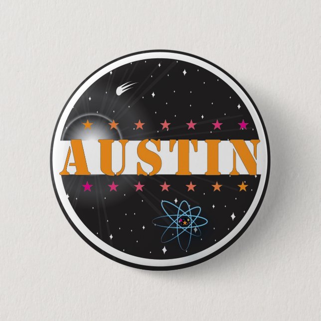 Badge Rond 5 Cm austin2 (Devant)