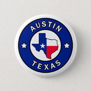 Badge Rond 5 Cm Austin Texas