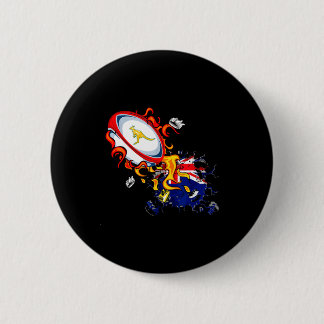 Badge Rond 5 Cm Australia Rugby, Wallabies Rugby Jersey, Australia