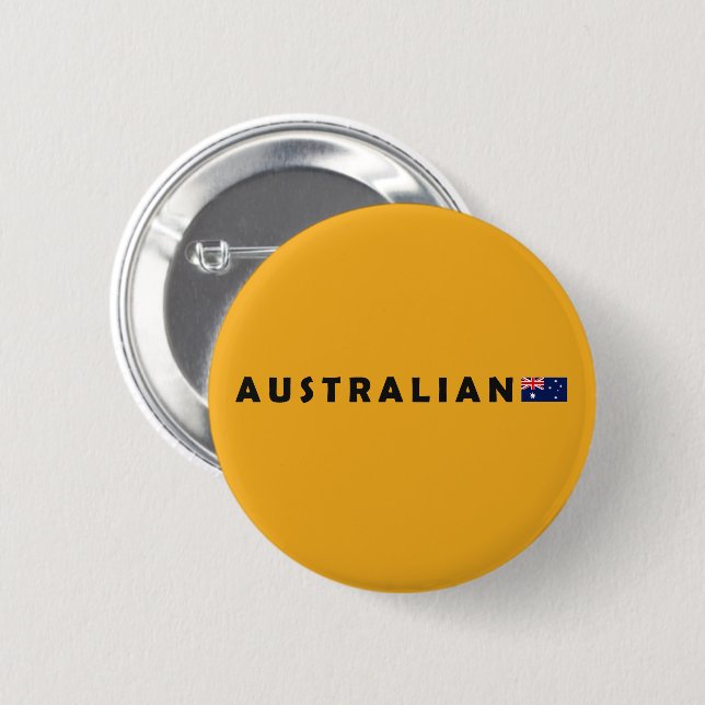 Badge Rond 5 Cm Australie (Devant & derrière)