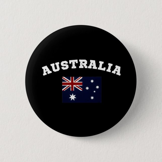Badge Rond 5 Cm Australie patriotique (Devant)