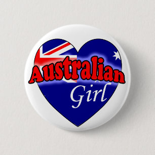 Badge Rond 5 Cm Australienne