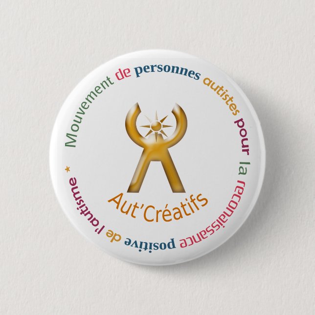 Badge Rond 5 Cm Aut'Créatifs (Devant)