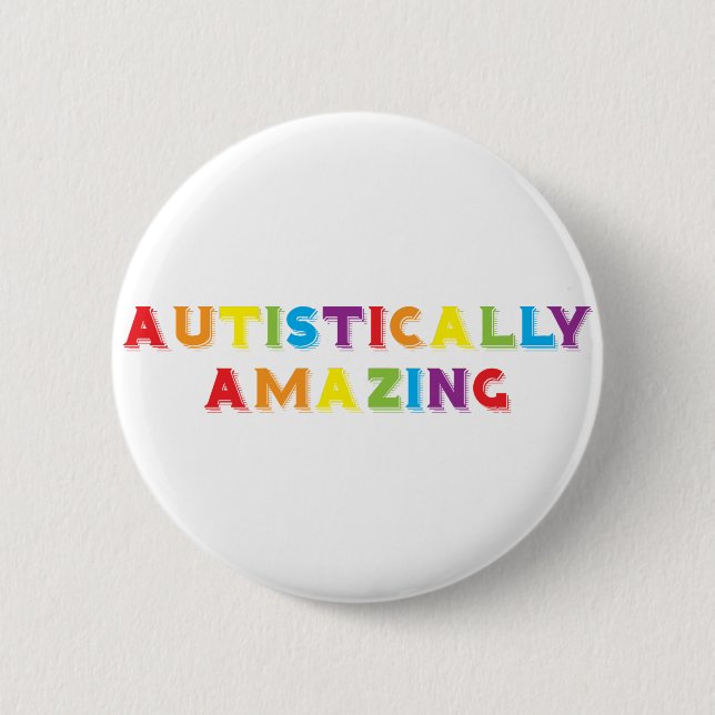 Badge Rond 5 Cm Autiquement Extraordinaire (Devant)
