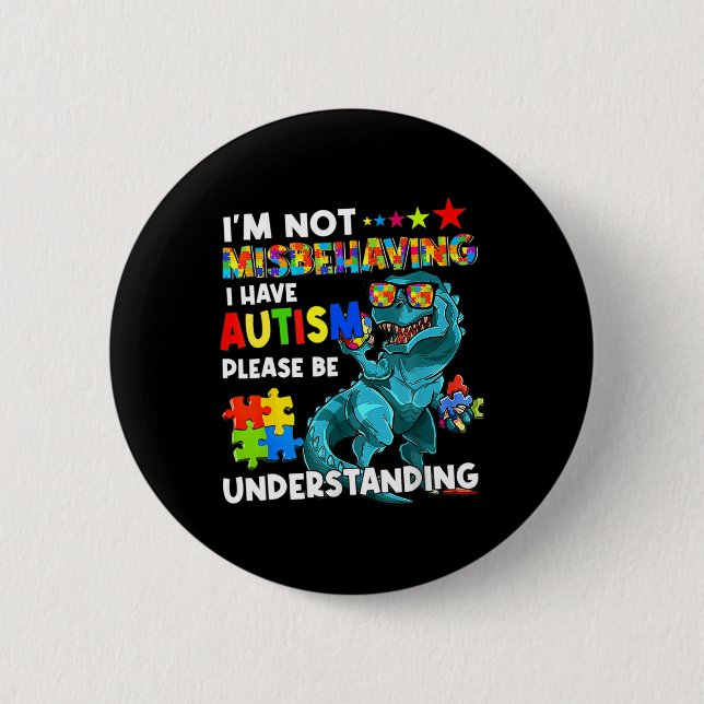 Badge Rond 5 Cm Autism (Devant)