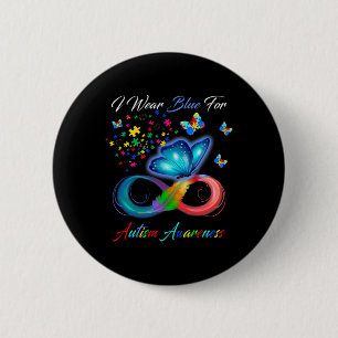 Badge Rond 5 Cm Autism Aware