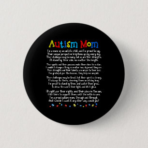 Badge Rond 5 Cm Autism Shirt Be Kind Sensibilisation sur l'autisme