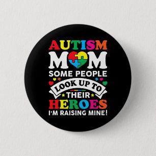 Badge Rond 5 Cm Autisme Maman Certaines Personnes Regardent Leurs
