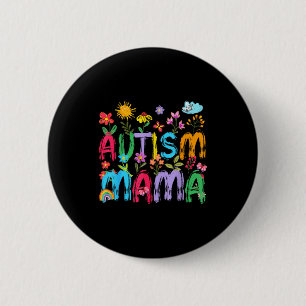 Badge Rond 5 Cm Autisme maman maman autisme sensibilisation soutie