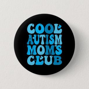 Badge Rond 5 Cm Autisme Moms Club Sensibilisation sur l'autisme Ma