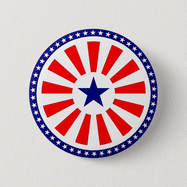 Badge Rond 5 Cm Autocollant de drapeau (Devant)