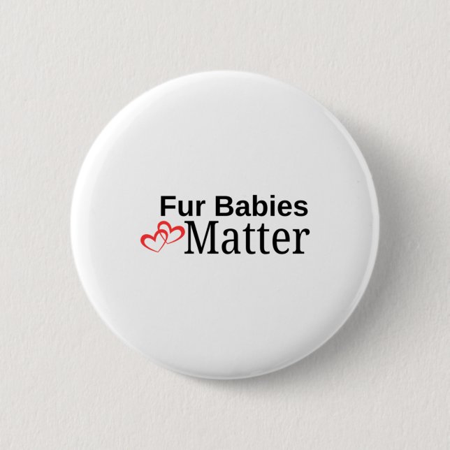 Badge Rond 5 Cm Autocollant pour bébés fourrures (Devant)