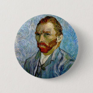 Badge Rond 5 Cm Autoportrait de Van Gogh