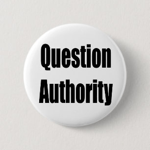 Badge Rond 5 Cm Autorité des questions
