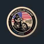 Badge Rond 5 Cm Autoroute Moto Colorado millions de dollars<br><div class="desc">Autoroute à millions de dollars fait dans un emblème vintage,  de style en détresse. Il s'agit d'une célèbre voiture pittoresque située dans le Colorado,  à l'exception du San Juan Skyway.</div>