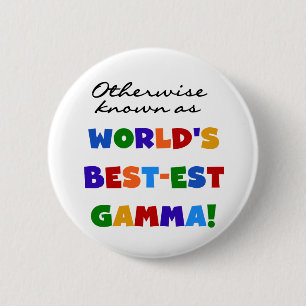 Badge Rond 5 Cm Autrement connu en tant que cadeaux du gamma