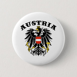 Badge Rond 5 Cm Autriche