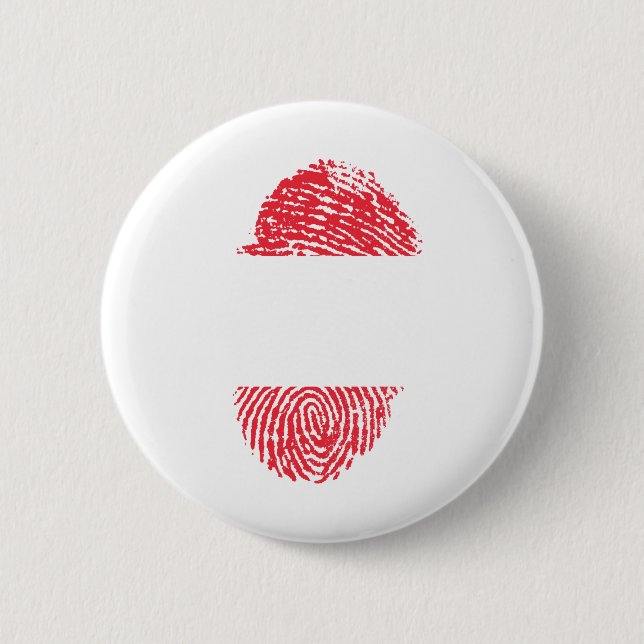 Badge Rond 5 Cm Autriche Drapeau Empreinte Pays Fierté Identité (Devant)