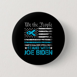 Badge Rond 5 Cm Avec Joe Biden Espérons Que Nous Les Gens Prions P